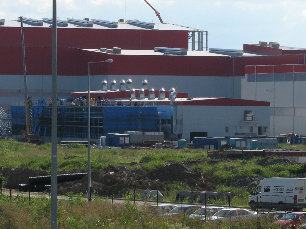 Steel mill SSM Strážske – water treatment and cooling building
